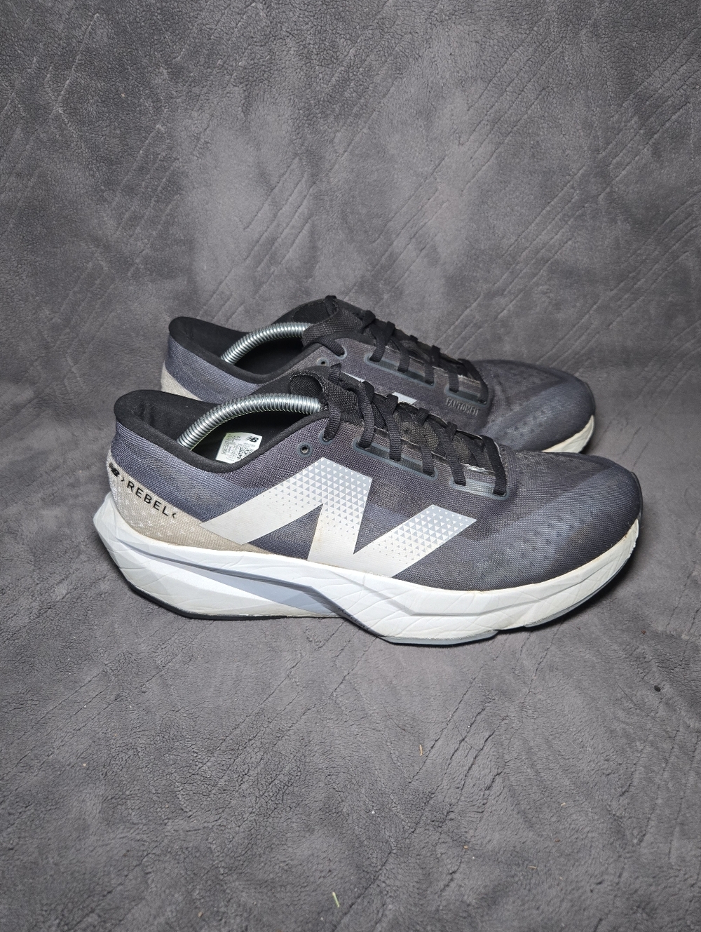 New Balance FuelCell Rebel v4 Running Shoes Mens Sz 12 Athletic Sneakers Black.